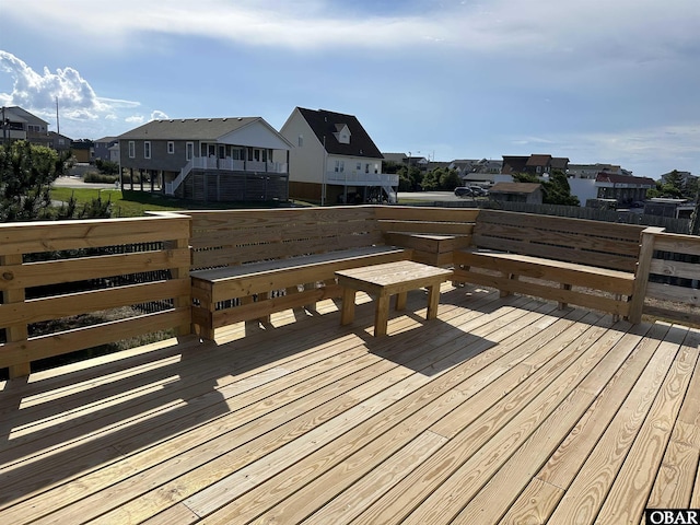 1232 S Virginia Dare Trl Lot 6, Kill Devil Hills, NC 27948 - deck with a residential view