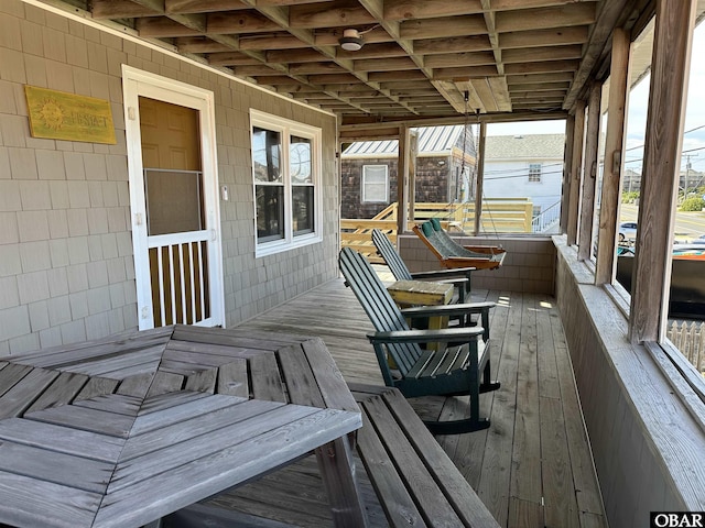 1232 S Virginia Dare Trl Lot 6, Kill Devil Hills, NC 27948 - view of wooden deck