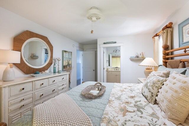 bedroom featuring ensuite bathroom