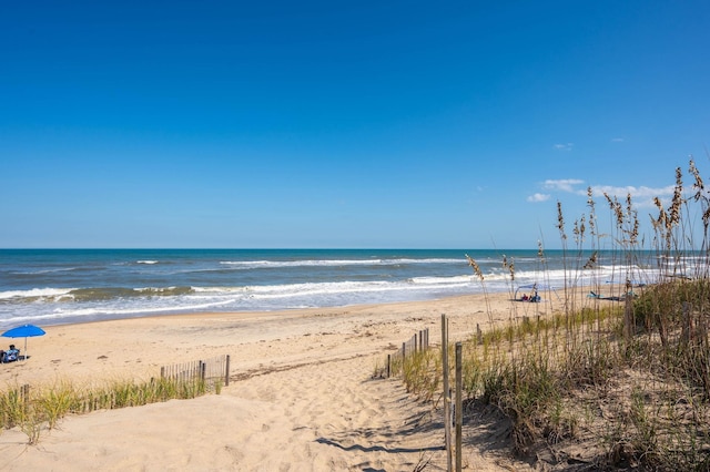 water view with a beach view