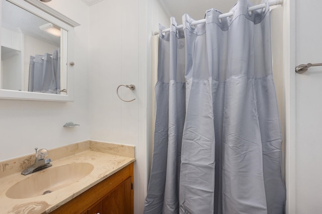 full bathroom with vanity