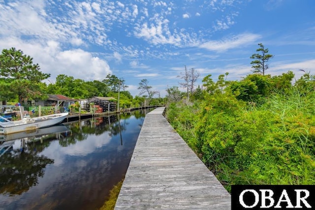 105D Colington Pointe Cir Unit 104-D, Kill Devil Hills, NC 27948 - dock area with a water view