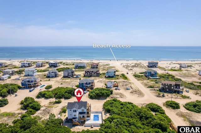 2002 Sandpiper Rd Lot 12, Corolla, NC 27927 - bird's eye view of unending shoreline
