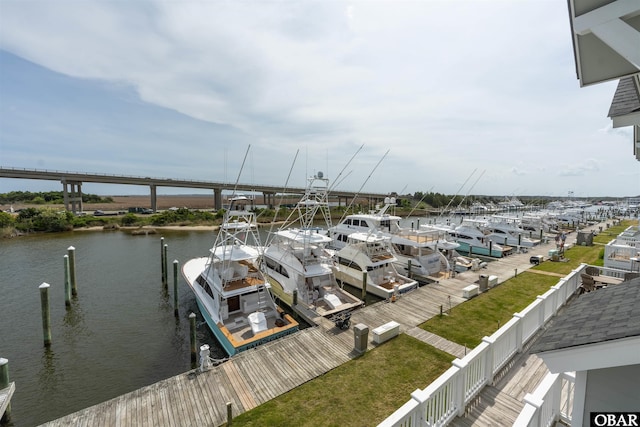 403 Sailfish Dr Unit 403, Manteo, NC 27954 - dock area with a water view