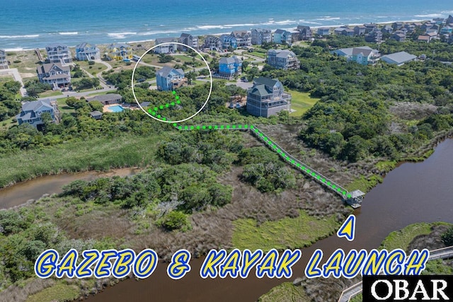 57390 Lighthouse Rd Lot 30, Hatteras, NC 27943 - aerial view of a nearby body of water
