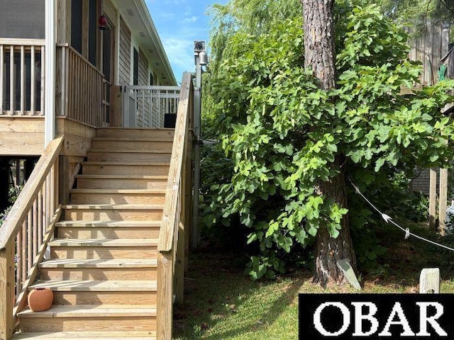 51 Fish Camp Rd, Ocracoke, NC 27960 - view of stairway