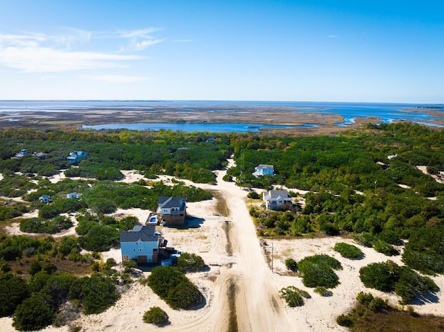 508 Albatross Ln Lot 116, Corolla, NC 27927 - bird's eye view with a wooded view and a water view
