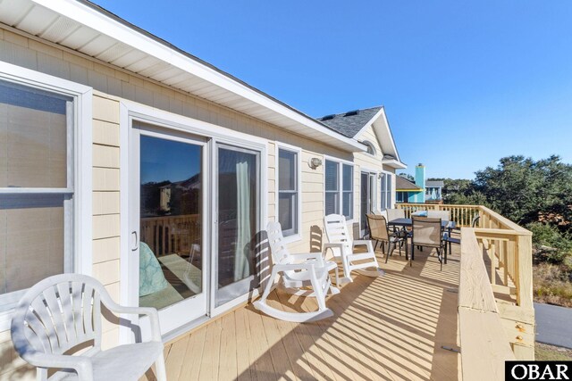 770 Bayberry Ct Lot 81, Corolla, NC 27927 - deck featuring outdoor dining area