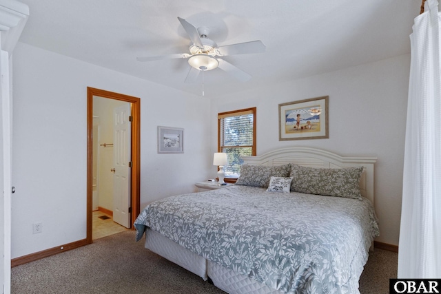 770 Bayberry Ct Lot 81, Corolla, NC 27927 - bedroom with carpet floors, baseboards, and ceiling fan