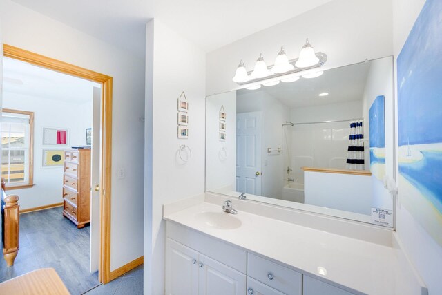 26205 Bluebeard Rd Lot 81, Salvo, NC 27972 - bathroom featuring vanity and baseboards