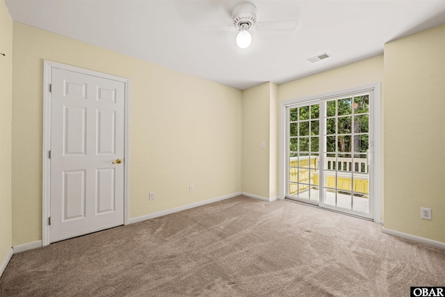 4 Birch Ln Lot 15, Southern Shores, NC 27949 - empty room featuring carpet and a ceiling fan