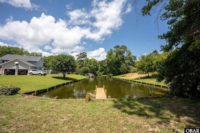 4 Birch Ln Lot 15, Southern Shores, NC 27949 - water view with a boat dock