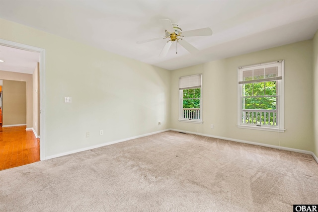 4 Birch Ln Lot 15, Southern Shores, NC 27949 - spare room featuring carpet floors and a ceiling fan