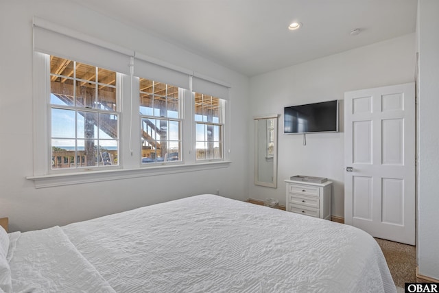54053 Sandpiper Dr Lot 4, Frisco, NC 27936 - bedroom with multiple windows, recessed lighting, and carpet floors