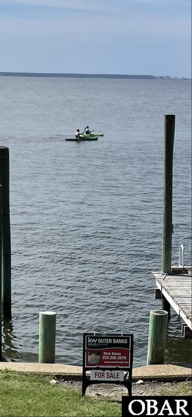 107 Rhodoms Dr Lot 1, Kill Devil Hills, NC 27948 - dock with a water view