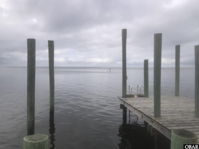 107 Rhodoms Dr Lot 1, Kill Devil Hills, NC 27948 - dock featuring a water view