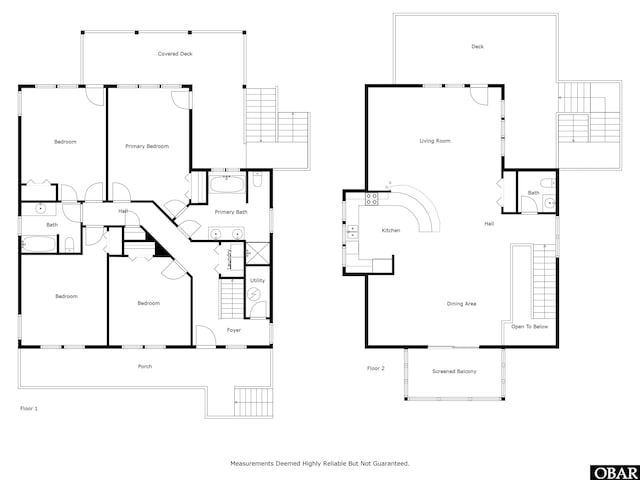 123 Martin Ln Lot 251, Duck, NC 27949 - floor plan