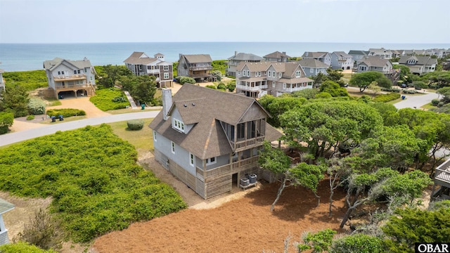 123 Martin Ln Lot 251, Duck, NC 27949 - aerial view with a water view and a residential view