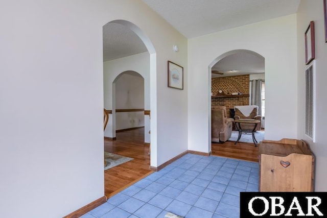 128 Daphne Ln Lot 17, Manteo, NC 27954 - hall with light tile patterned floors and baseboards