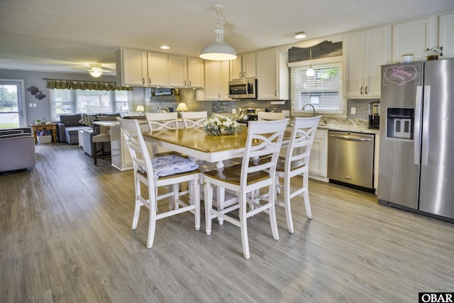 400 Driftwood Dr Lot 168, Elizabeth City, NC 27909 - kitchen with appliances with stainless steel finishes, light wood finished floors, and healthy amount of natural light