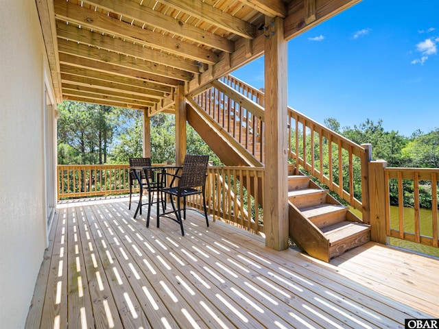 2250 Ocean Pearl Rd Lot 13, Corolla, NC 27927 - deck with stairway