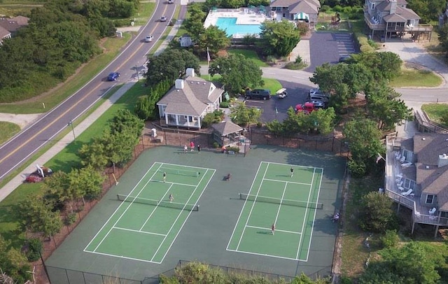 birds eye view of property featuring a residential view