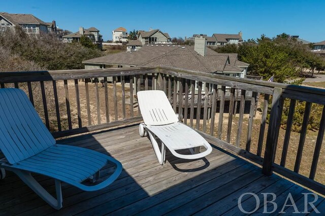 deck featuring a residential view