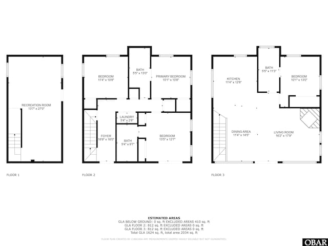 549 White Whale Way Lot # 220E, Corolla, NC 27927 - floor plan / room layout