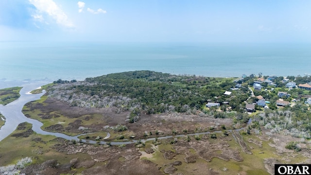 108 Loop Rd, Ocracoke, NC 27960 - aerial overview of property's location featuring a nearby body of water