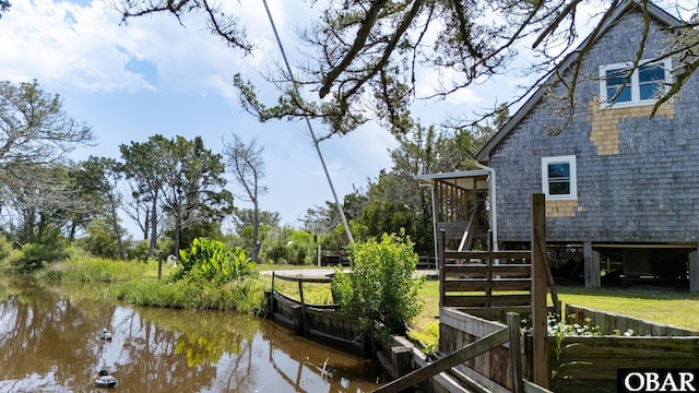108 Loop Rd, Ocracoke, NC 27960 - dock with a water view