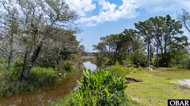 108 Loop Rd, Ocracoke, NC 27960 - view of yard featuring a water view