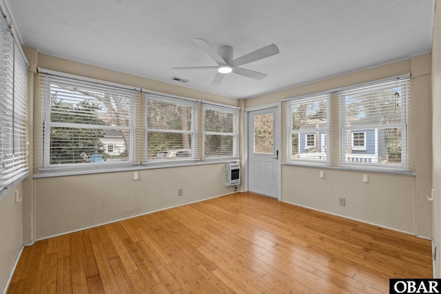 72 Poteskeet Trl Lot # 396, Southern Shores, NC 27949 - unfurnished sunroom featuring visible vents and heating unit