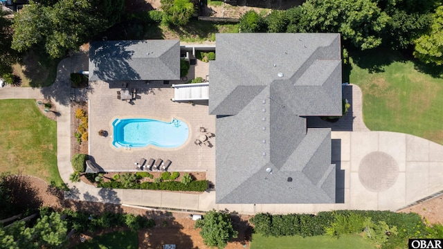 2001 Creek Rd Lot 16, Kitty Hawk, NC 27949 - view from above of property with a pool area