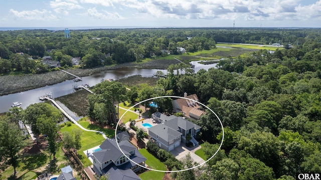 2001 Creek Rd Lot 16, Kitty Hawk, NC 27949 - bird's eye view of a large body of water and a forest