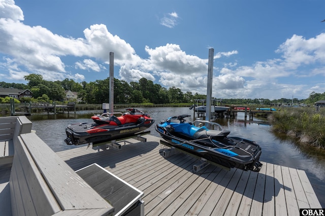 2001 Creek Rd Lot 16, Kitty Hawk, NC 27949 - dock area featuring a water view