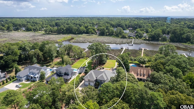 2001 Creek Rd Lot 16, Kitty Hawk, NC 27949 - aerial view of residential area featuring a large body of water