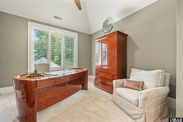 2001 Creek Rd Lot 16, Kitty Hawk, NC 27949 - office with light carpet and lofted ceiling