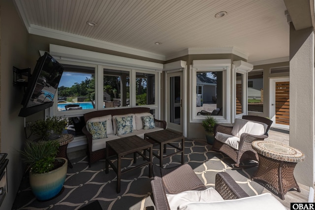 2001 Creek Rd Lot 16, Kitty Hawk, NC 27949 - view of patio / terrace featuring an outdoor hangout area