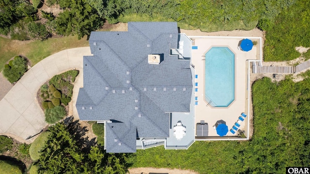 369 Deep Neck Rd Lot # 139, Corolla, NC 27927 - view from above of property featuring a pool