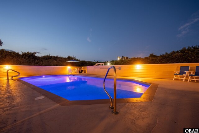 369 Deep Neck Rd Lot # 139, Corolla, NC 27927 - view of swimming pool featuring a patio area and a fenced backyard