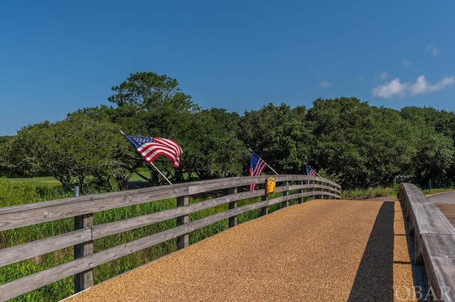 surrounding community with fence