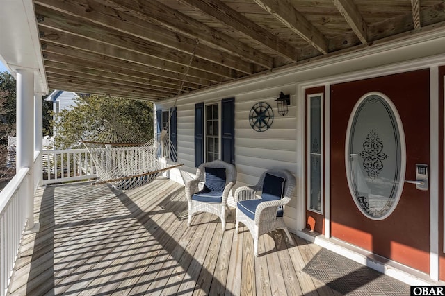 106 Flight Dr Lot 4, Duck, NC 27949 - view of wooden porch