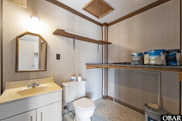 116 W Old Cove Rd Lot 1, Nags Head, NC 27959 - bathroom featuring vanity and toilet
