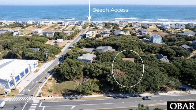 198 Duck Road Lot 24 & 25, Southern Shores, NC 27949 - aerial view of property's location featuring a nearby body of water