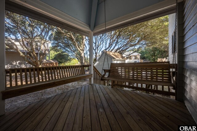 198 Duck Road Lot 24 & 25, Southern Shores, NC 27949 - view of wooden deck