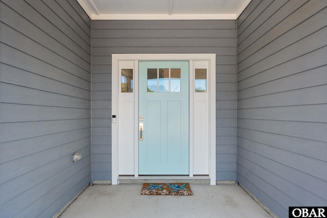 view of property entrance