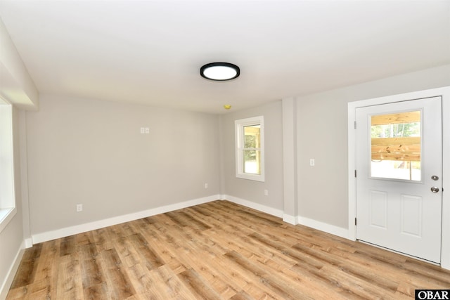 112 Mybet Ct Lot 100, Kill Devil Hills, NC 27948 - entryway with healthy amount of natural light and light wood-type flooring