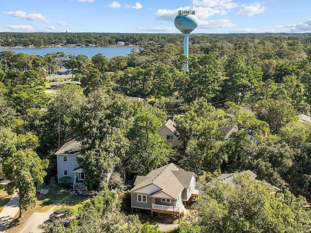 112 Mybet Ct Lot 100, Kill Devil Hills, NC 27948 - aerial view of a heavily wooded area and a large body of water