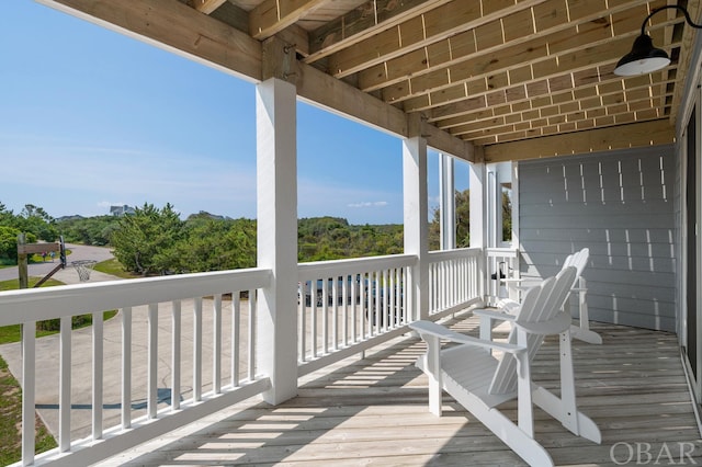 view of deck