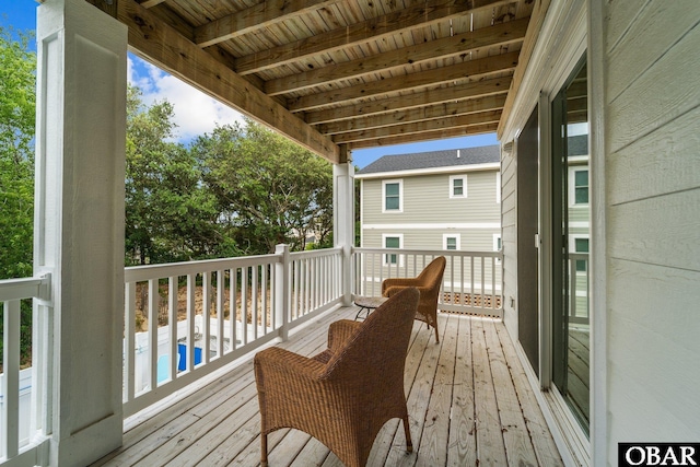view of deck